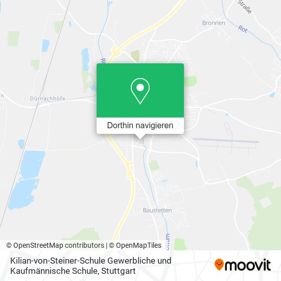 Kilian-von-Steiner-Schule Gewerbliche und Kaufmännische Schule Karte