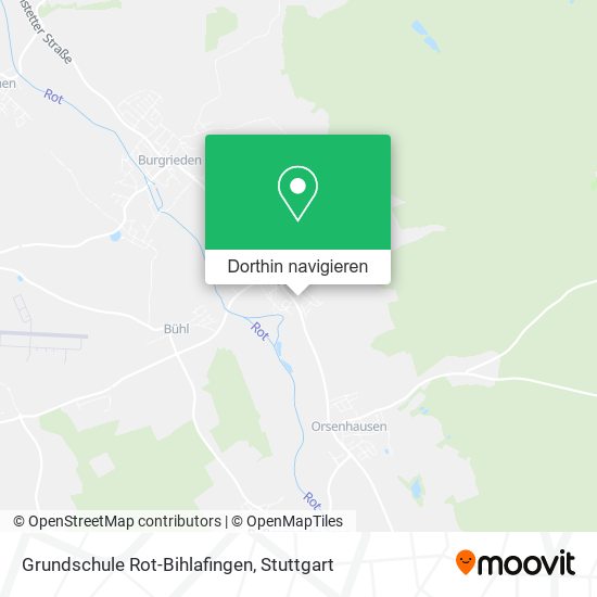 Grundschule Rot-Bihlafingen Karte