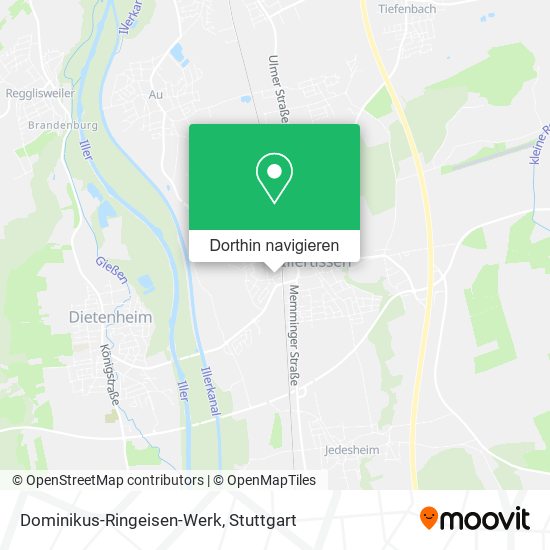 Dominikus-Ringeisen-Werk Karte