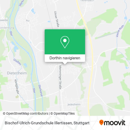 Bischof-Ulrich-Grundschule Illertissen Karte