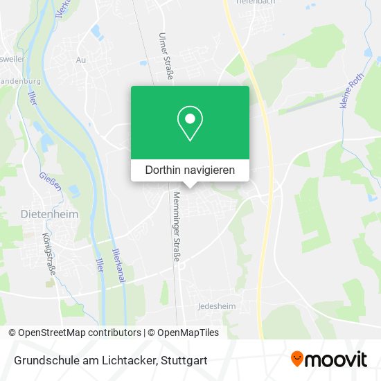 Grundschule am Lichtacker Karte