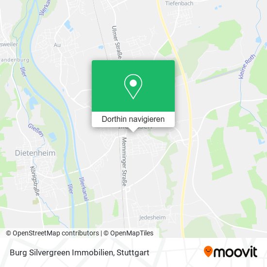 Burg Silvergreen Immobilien Karte