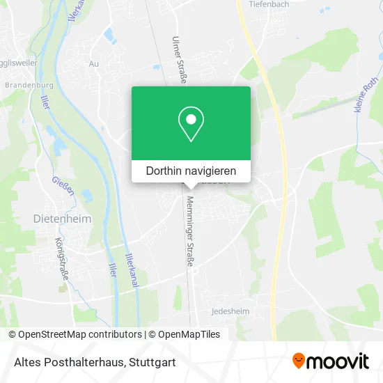 Altes Posthalterhaus Karte