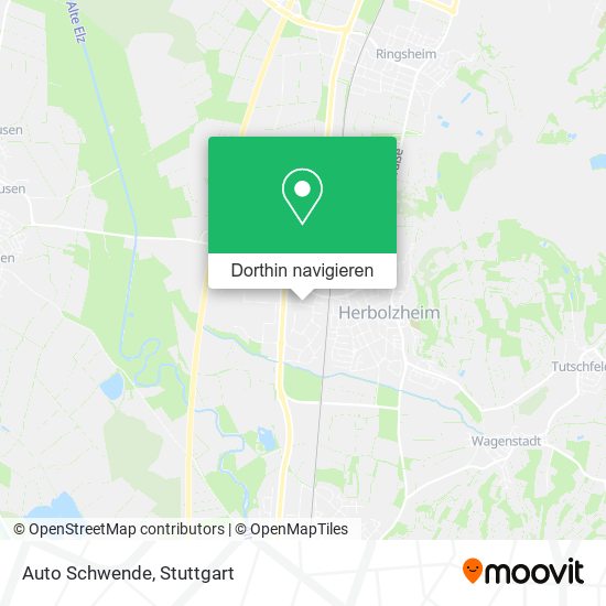 Auto Schwende Karte