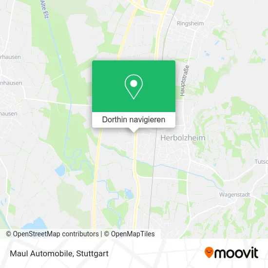 Maul Automobile Karte