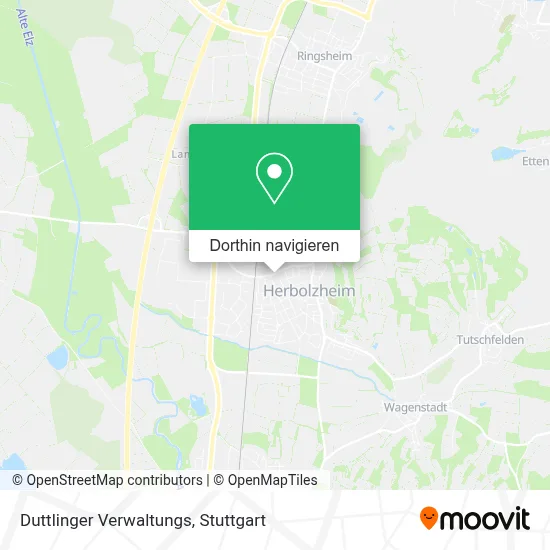 Duttlinger Verwaltungs Karte