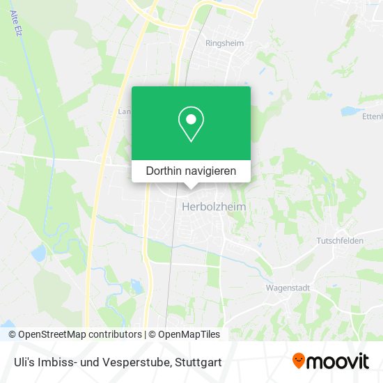 Uli's Imbiss- und Vesperstube Karte