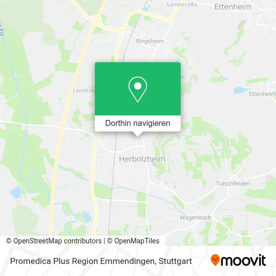Promedica Plus Region Emmendingen Karte