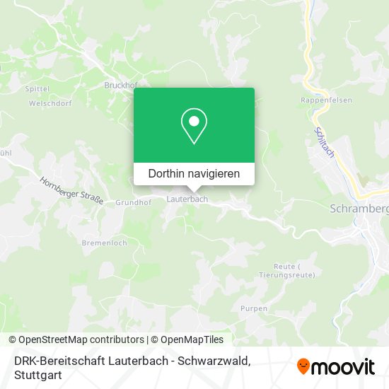 DRK-Bereitschaft Lauterbach - Schwarzwald Karte