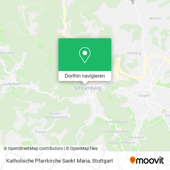 Katholische Pfarrkirche Sankt Maria Karte