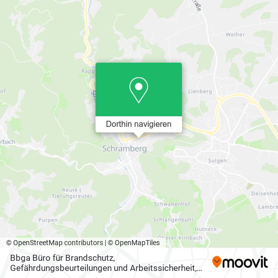 Bbga Büro für Brandschutz, Gefährdungsbeurteilungen und Arbeitssicherheit Karte