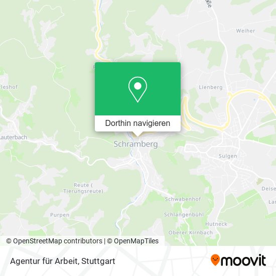 Agentur für Arbeit Karte