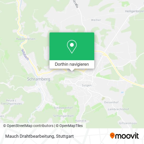 Mauch Drahtbearbeitung Karte