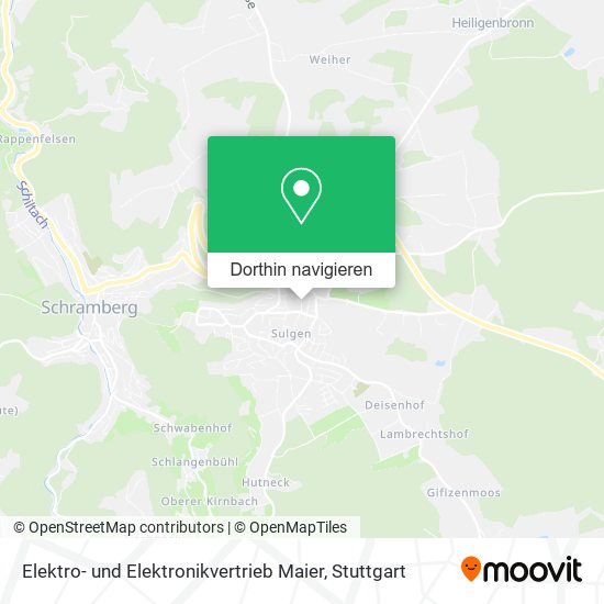 Elektro- und Elektronikvertrieb Maier Karte