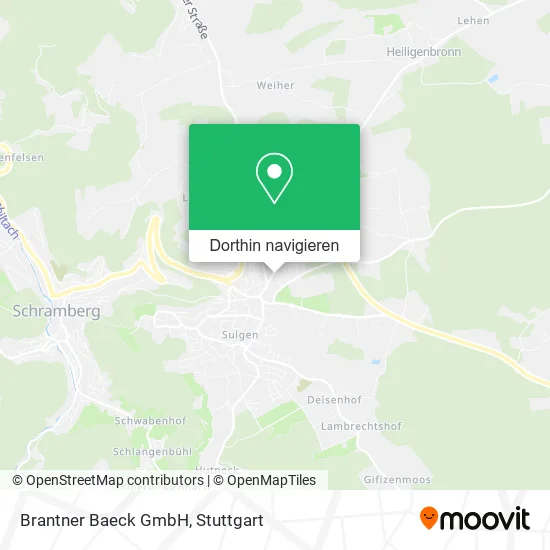 Brantner Baeck GmbH Karte