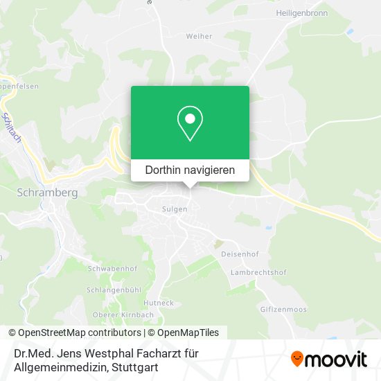 Dr.Med. Jens Westphal Facharzt für Allgemeinmedizin Karte