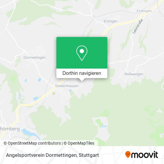 Angelsportverein Dormettingen Karte