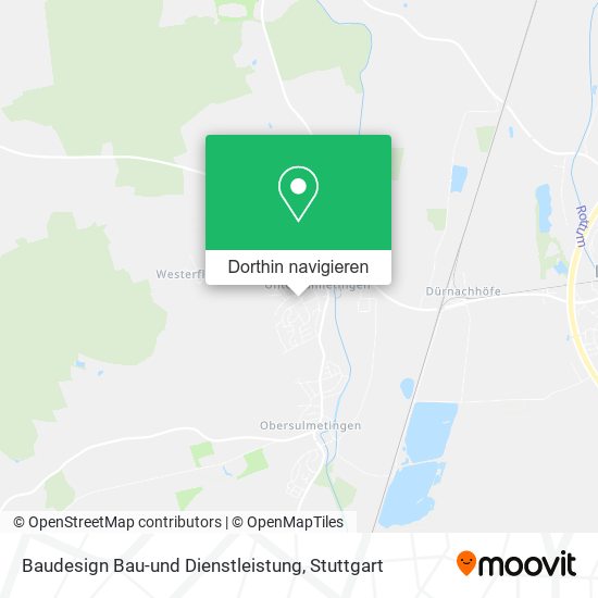 Baudesign Bau-und Dienstleistung Karte