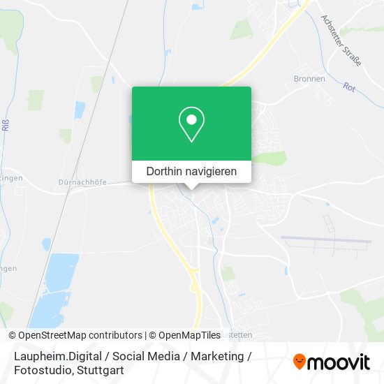 Laupheim.Digital / Social Media / Marketing / Fotostudio Karte