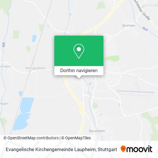 Evangelische Kirchengemeinde Laupheim Karte