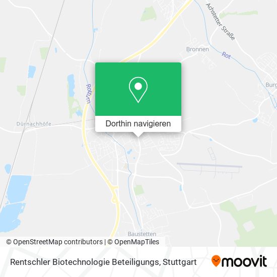 Rentschler Biotechnologie Beteiligungs Karte
