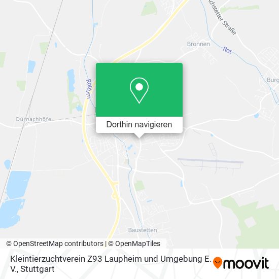 Kleintierzuchtverein Z93 Laupheim und Umgebung E. V. Karte