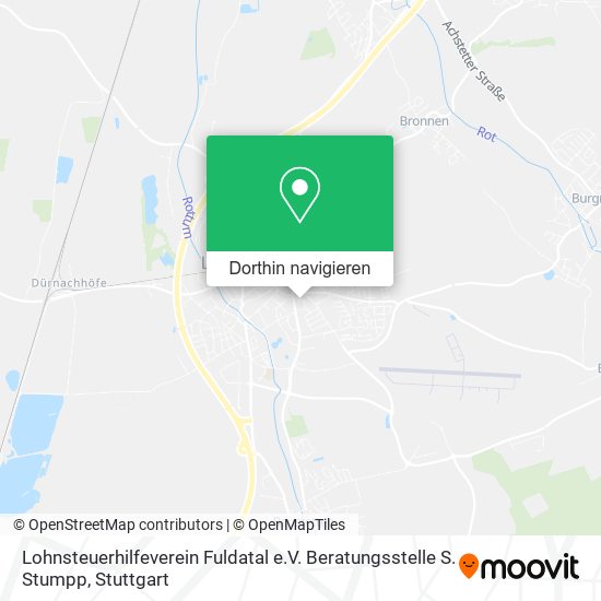 Lohnsteuerhilfeverein Fuldatal e.V. Beratungsstelle S. Stumpp Karte