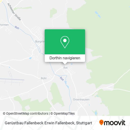Gerüstbau Fallenbeck Erwin Fallenbeck Karte