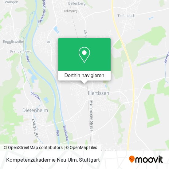 Kompetenzakademie Neu-Ulm Karte