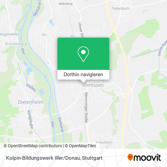 Kolpin-Bildungswerk Iller / Donau Karte
