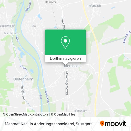 Mehmet Keskin Änderungsschneiderei Karte