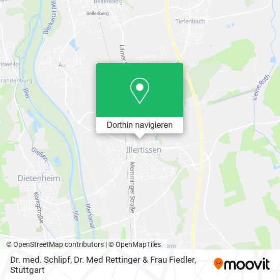 Dr. med. Schlipf, Dr. Med Rettinger & Frau Fiedler Karte