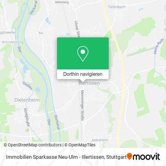 Immobilien Sparkasse Neu-Ulm - Illertissen Karte