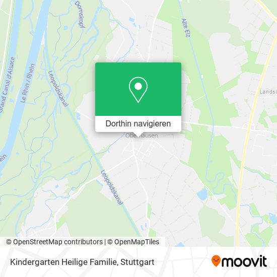 Kindergarten Heilige Familie Karte