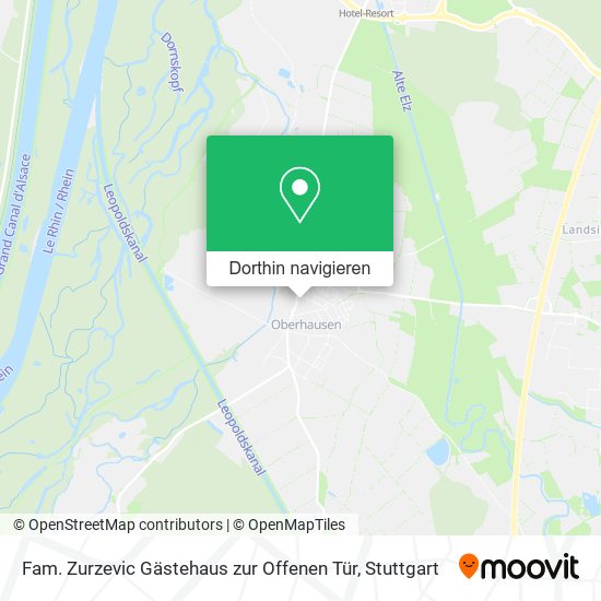 Fam. Zurzevic Gästehaus zur Offenen Tür Karte