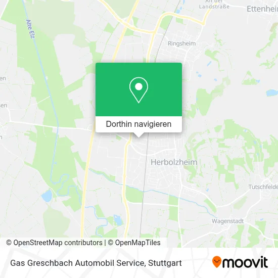 Gas Greschbach Automobil Service Karte