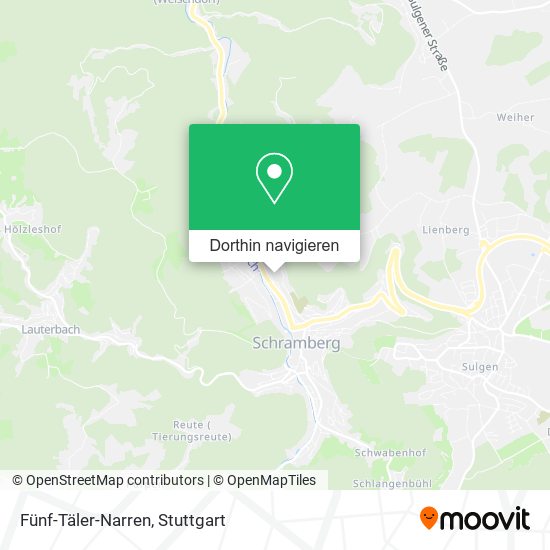 Fünf-Täler-Narren Karte