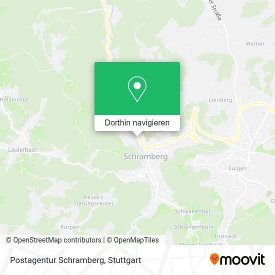 Postagentur Schramberg Karte