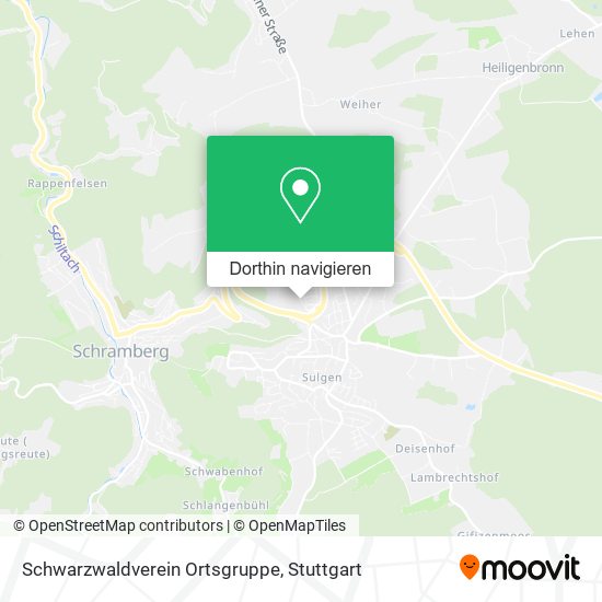 Schwarzwaldverein Ortsgruppe Karte