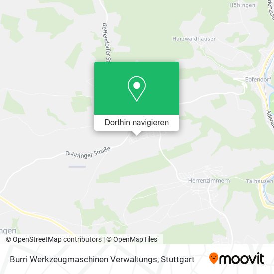 Burri Werkzeugmaschinen Verwaltungs Karte