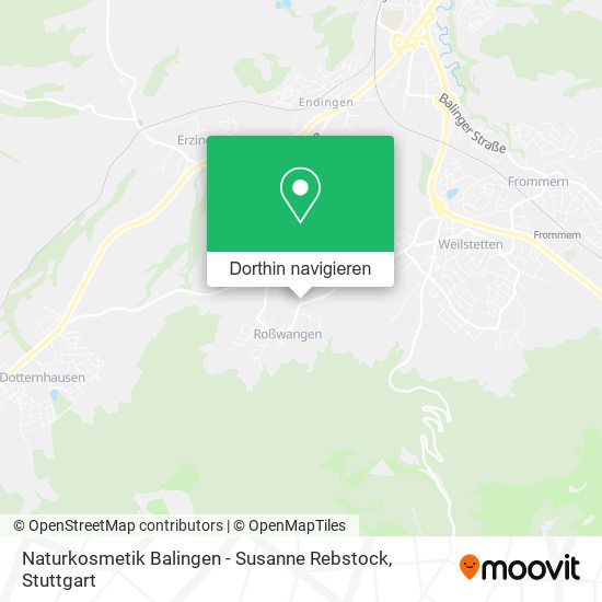 Naturkosmetik Balingen - Susanne Rebstock Karte