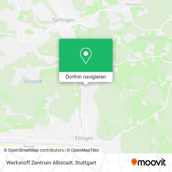 Werkstoff Zentrum Albstadt Karte