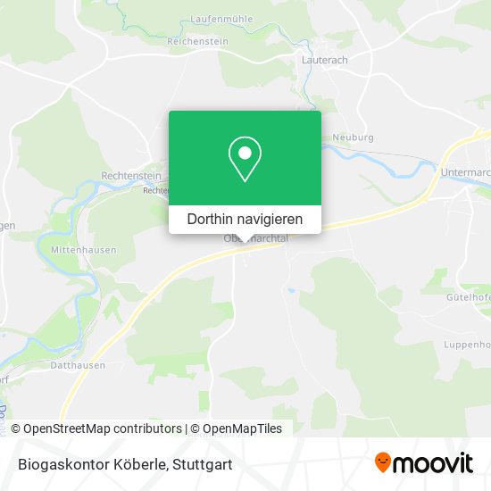 Biogaskontor Köberle Karte