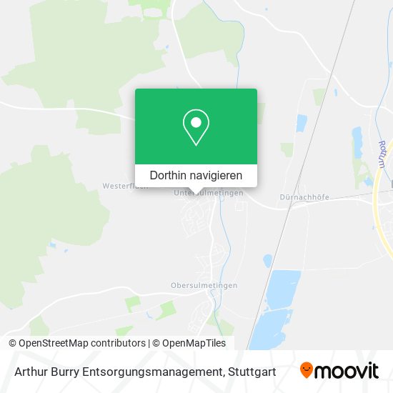 Arthur Burry Entsorgungsmanagement Karte