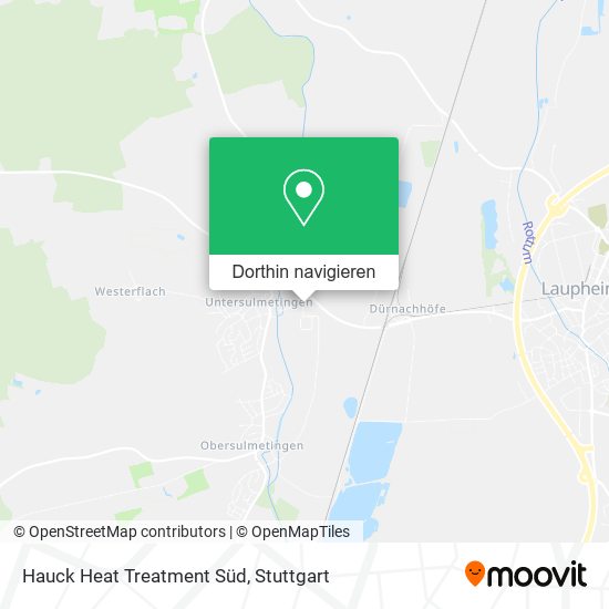 Hauck Heat Treatment Süd Karte