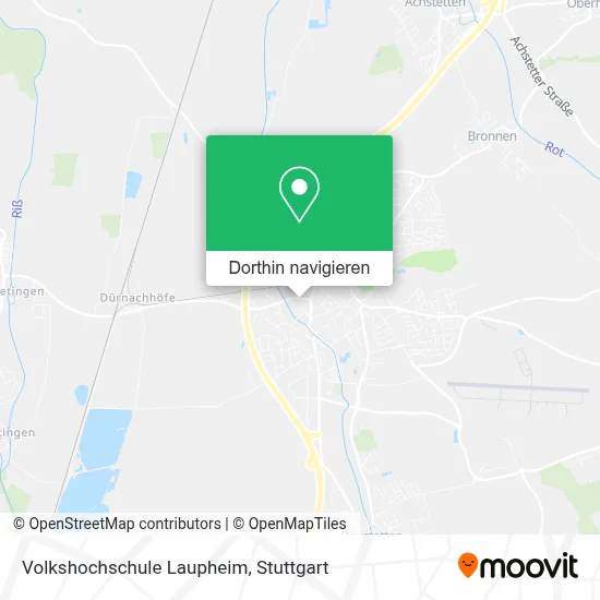 Volkshochschule Laupheim Karte