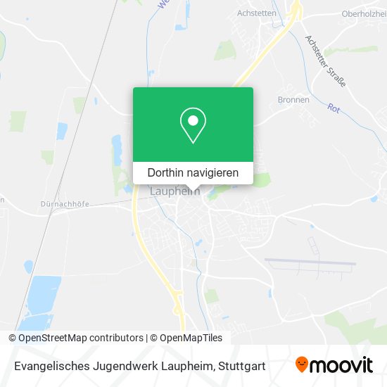 Evangelisches Jugendwerk Laupheim Karte