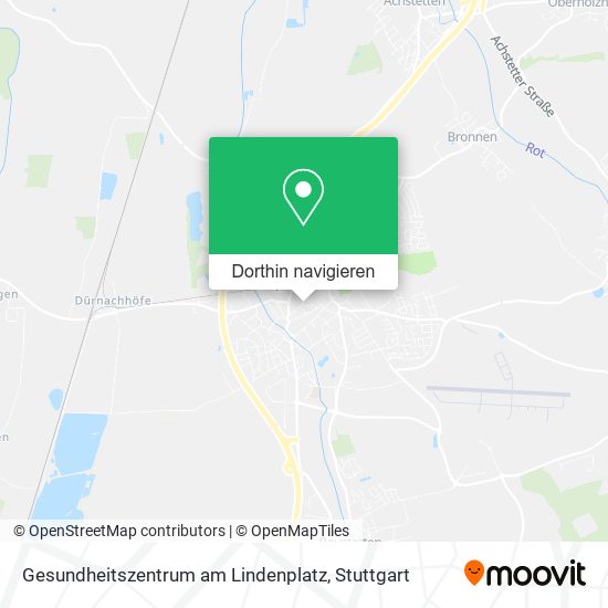 Gesundheitszentrum am Lindenplatz Karte
