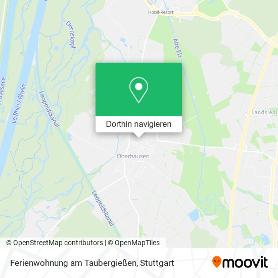 Ferienwohnung am Taubergießen Karte