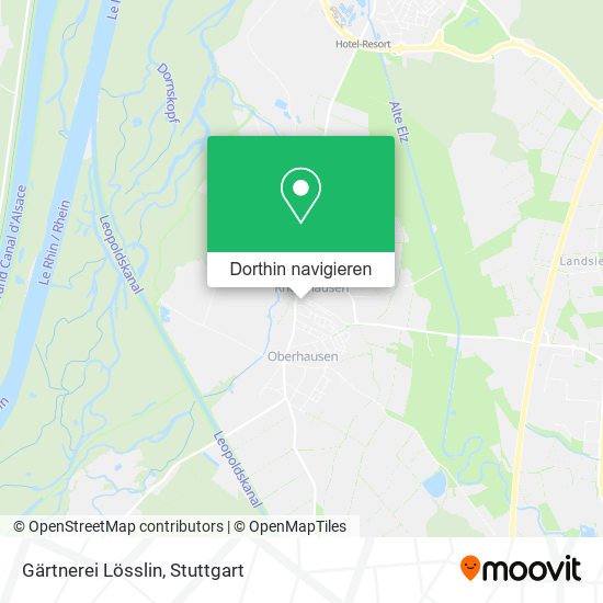 Gärtnerei Lösslin Karte